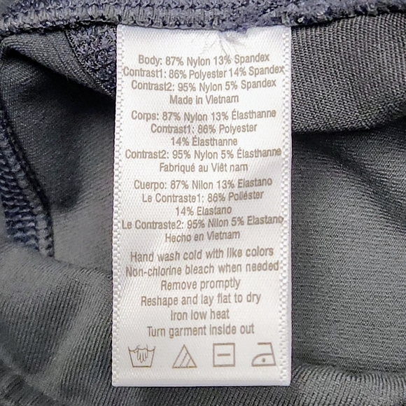 ALO YOGA VITALITY LEGGING LIVELY LACE IN SLATE GLOSSY SIZE XS - Picture 10 of 13